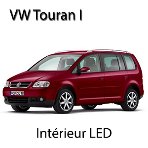 Kit éclairage à LED intérieur  pour Volkswagen Touran 1 ... Pack complet