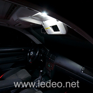 2 ampoules à  LED  Miroir de courtoisie pour Volkswagen GOLF 4