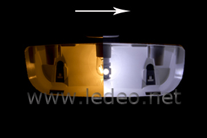1 ampoule à  LED smd  blanc pur, pour plafonnier  Peugeot 206